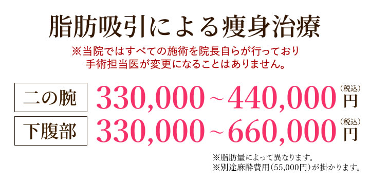 脂肪吸引による痩身治療